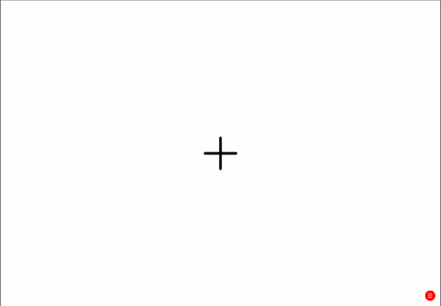 A gif of the Stop Signal Delay task from the participant's perspective. An arrow appears on the screen, sometimes followed by a red cross. Participants receive feedback via a thumbs up or thumbs down icon.