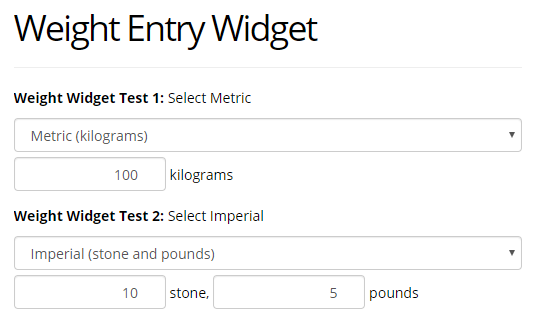 questionnaire widget weight entry2