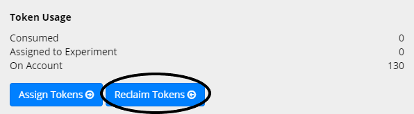Screenshot of Reclaim Tokens button, accessed by clicking the name of a member on the Members tab of your subscription management tools