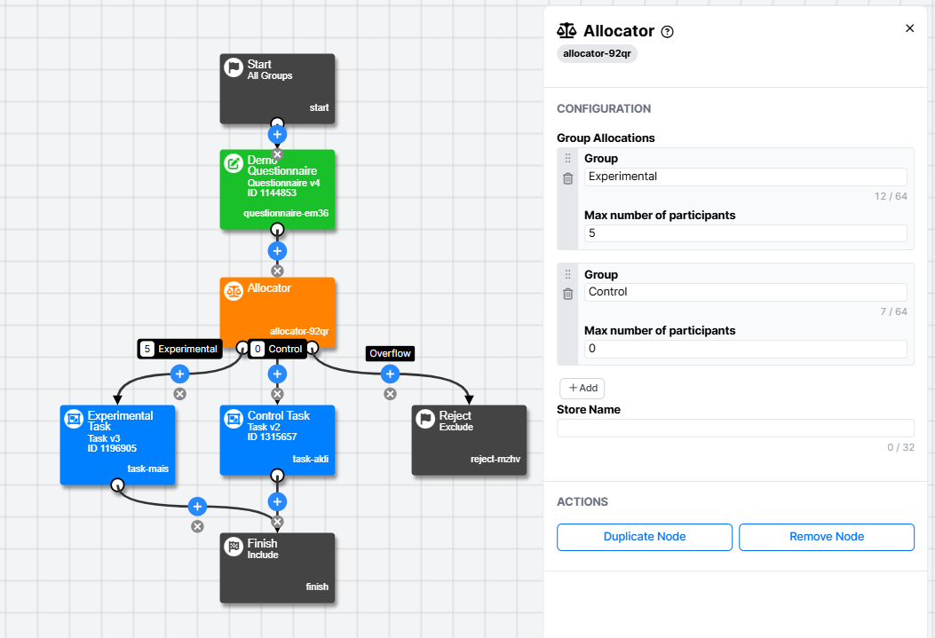 Image of a allocator node with the control branch's max number of participants set to 0.