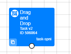 Image of a task node when added to the Experiment Tree